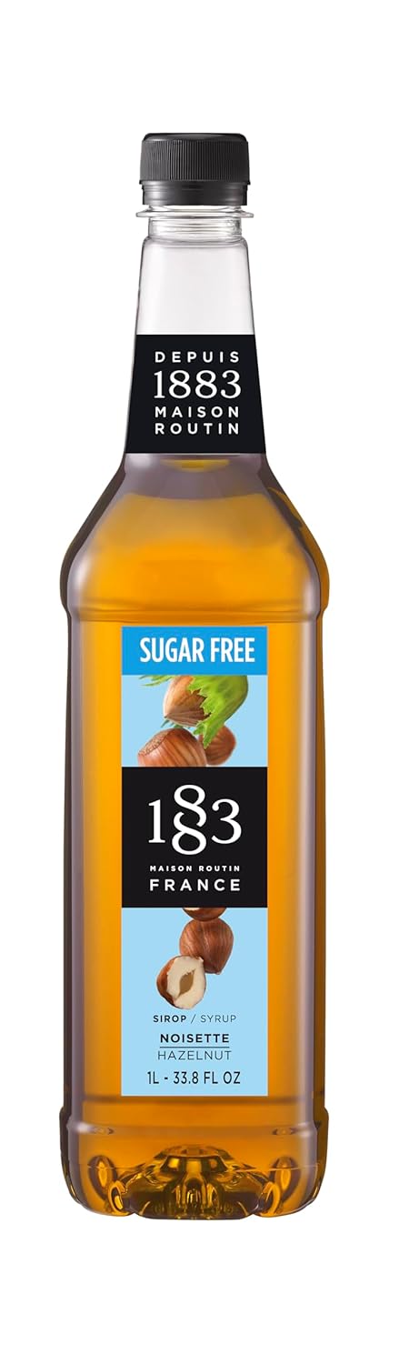 1883 Maple Syrup for Drinks, Made in France, 1 Liter Glass Bottle