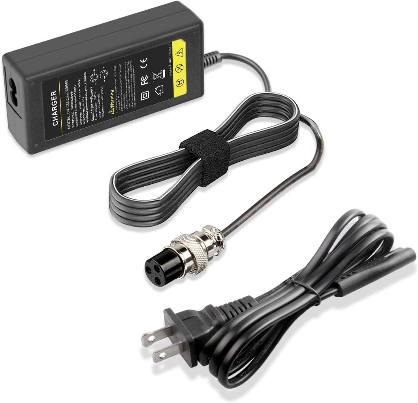 TREE.NB 60W Scooter Battery Charger for LASHOUT Electric Bike, 29.4V 2A Lithium Charger Compatible with Jazzy Power Chair,Pride Hoveround Mobility,Schwinn S300 S350 S400 S500 Ezip 400 Mountain Trailz