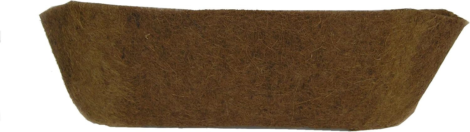 Molded Coco Fiber Liner - 72 Inch Window Hayrack Planter -Comes as a Pair of 36 Inch