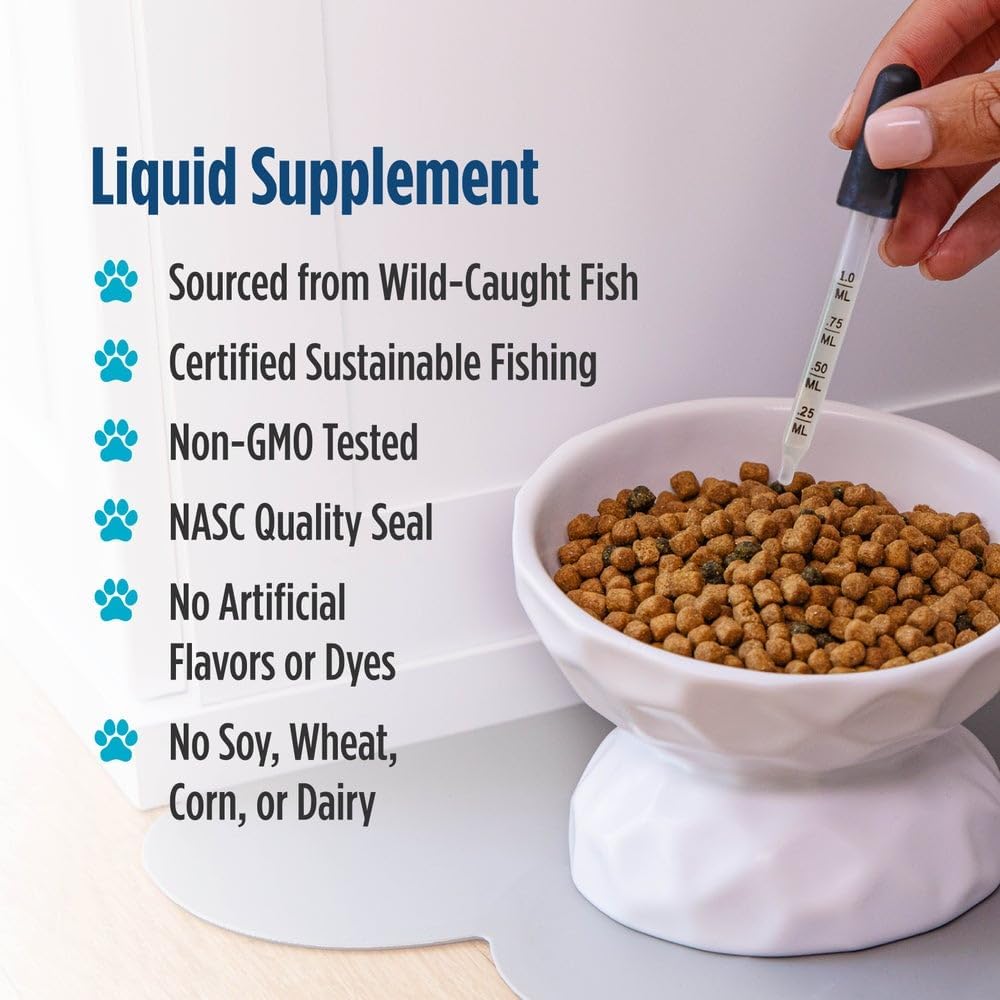 Nordic Naturals Omega-3 Fish Oil for Cats, w/EPA & DHA, Liquid - 2oz
