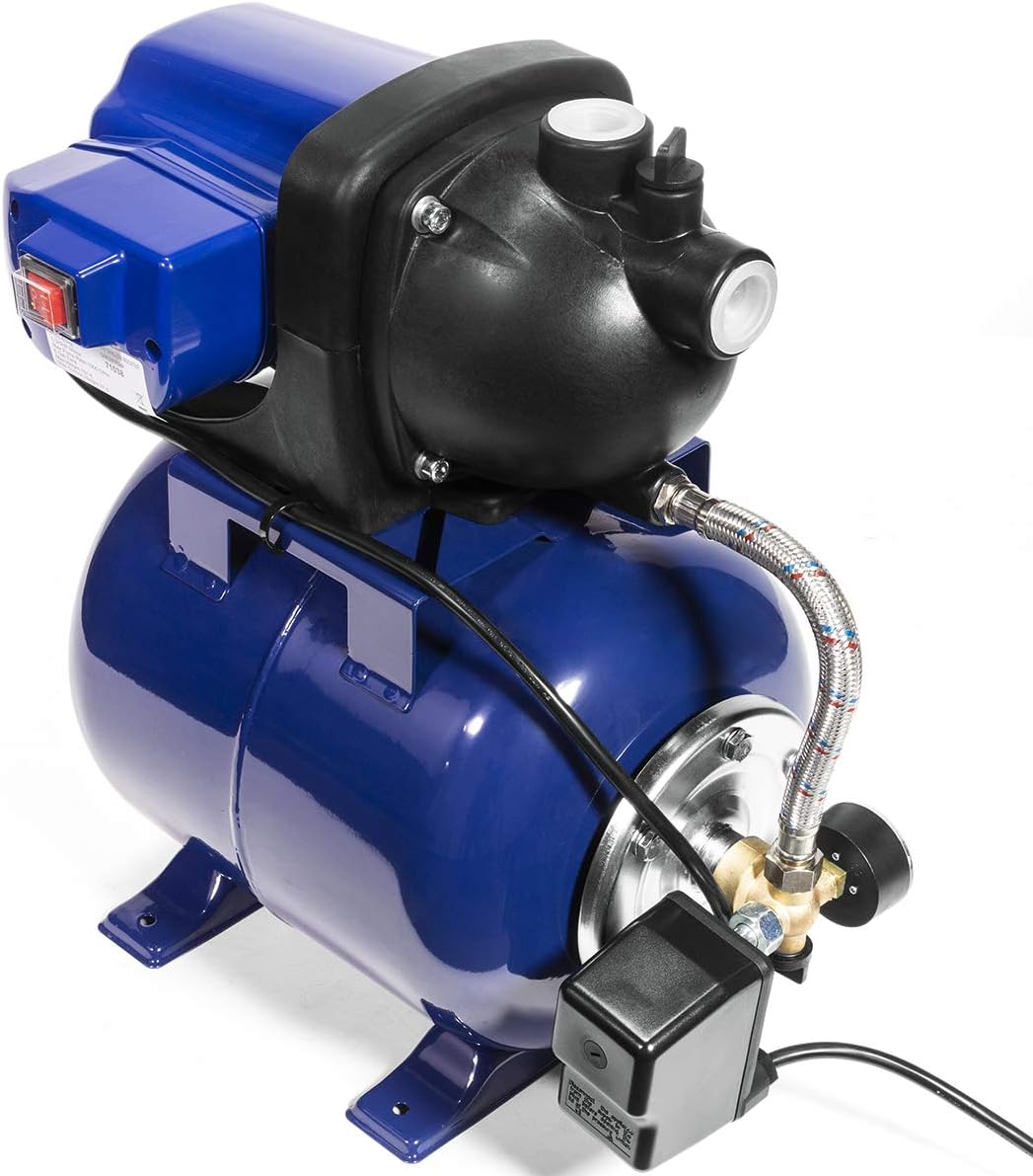 XtremepowerUS 1.6HP Water Transfer Pump w/Automatic Electronic Controller 1268GPH Shallow Well Pump Garden Booster Sprinkler Irrigation Lawn Farm