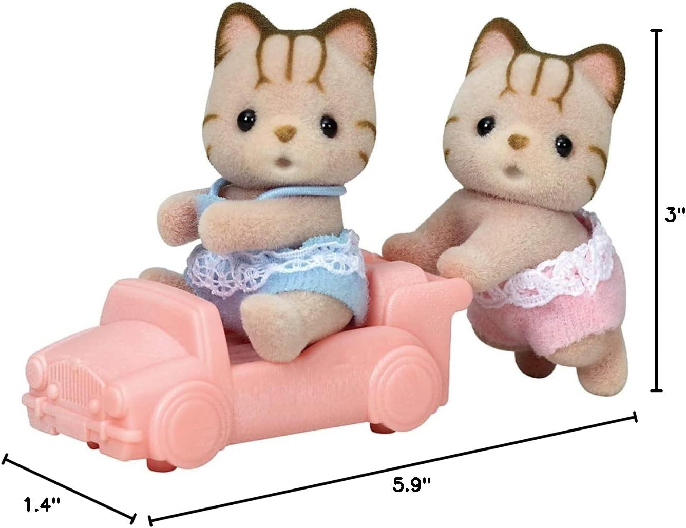 Calico Critters Hopscotch Rabbit Twins - Adorable Bunnies for Endless Imaginative Play. Bring Home the Double the Fun with These Charming Twins!