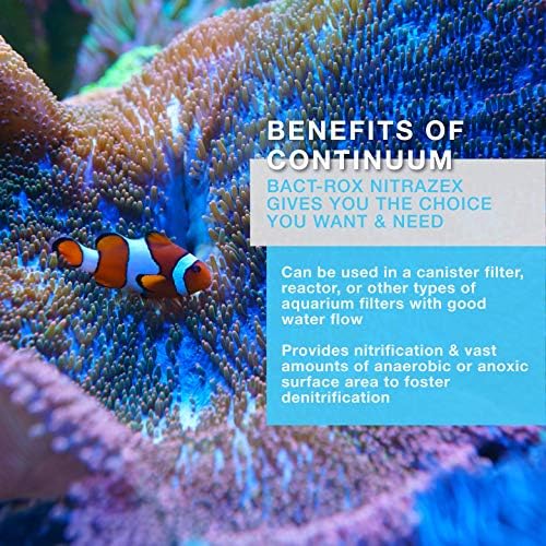 Continuum Aquatics Bact Rox Nitrazex, Bio Filter Media for Aquariums 250ml