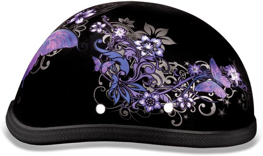 Daytona Helmets Graphics Bicycle Helmets for Men - Novelty Half Helmet with Breathable Liner - Retro Skull Cap – Eagle Headgear with Head Wrap