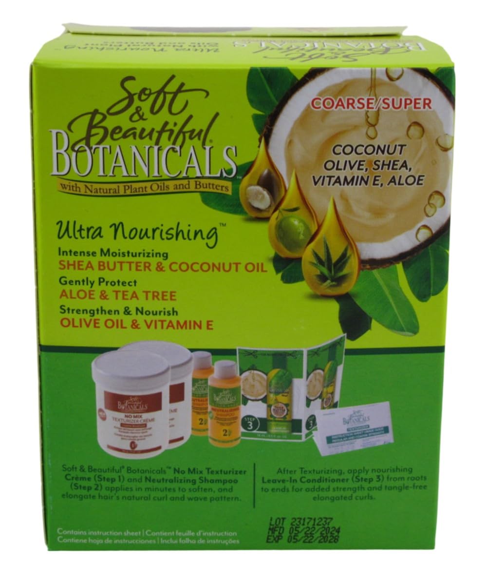 Soft & Beautiful Botanicals Texturizer Kit Coarse/Super