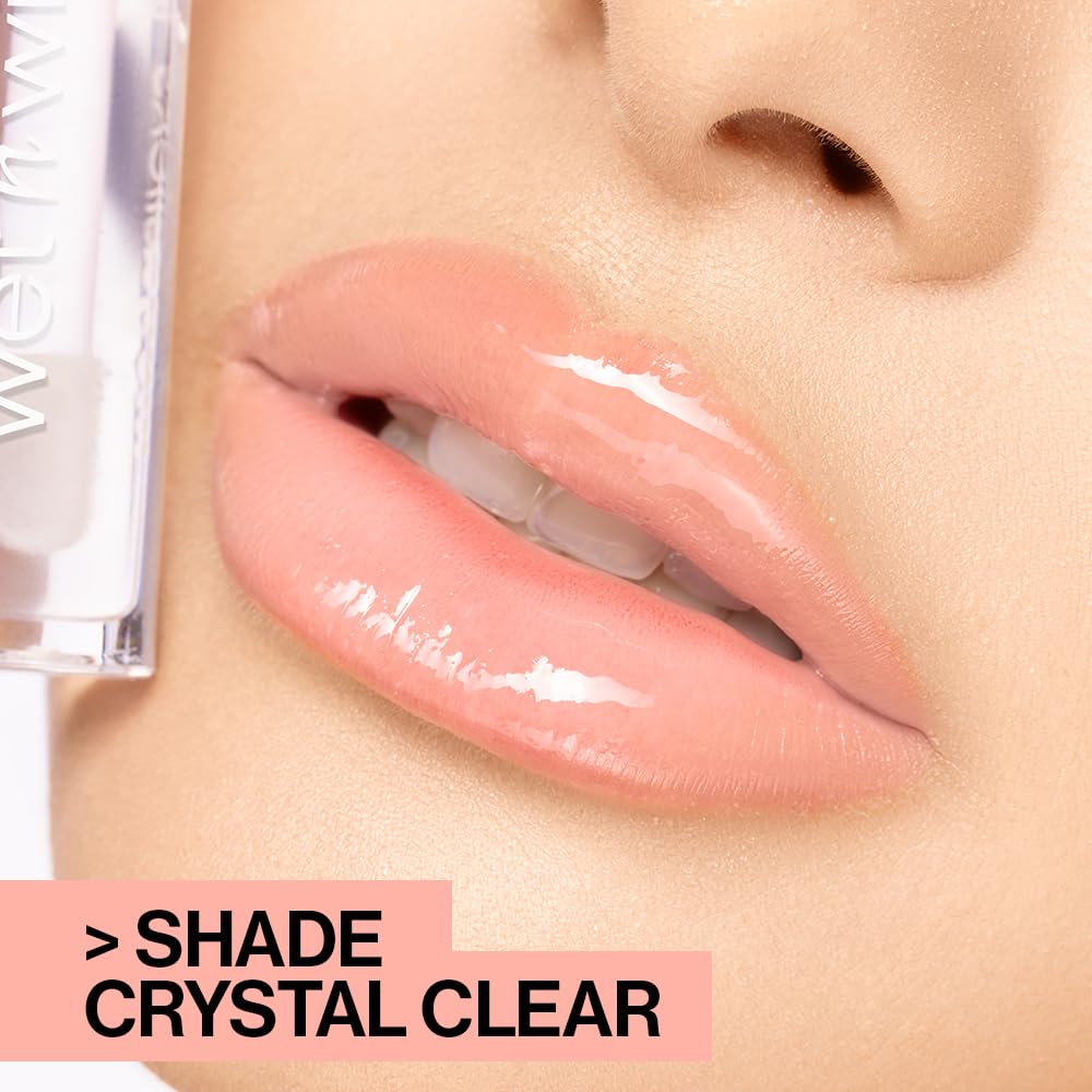 wet n wild MegaSlicks Lip Gloss, Ultra-Glossy, Vitamin-E Enriched, Ultra-Gloss High Shine Moisturizing, Cruelty-Free & Vegan - Bronze Berry
