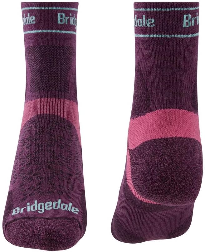 Bridgedale womens Trail Run Ultralight T2 Merino Performance ¾ Crew
