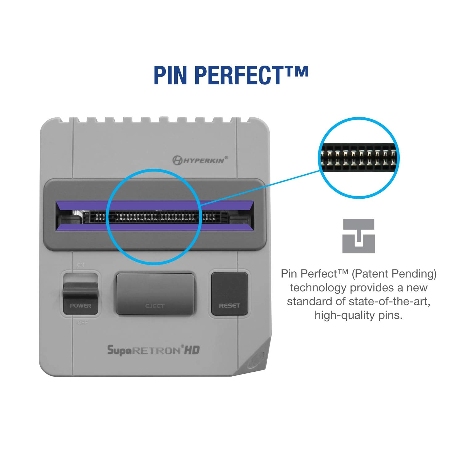 Hyperkin SupaRetroN HD Gaming Console for SNES/SFC with Controllers