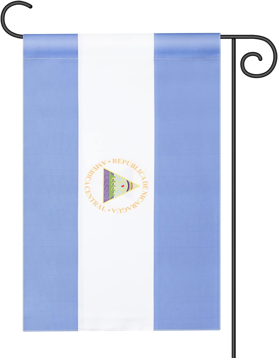 Nicaragua Flag Nicaraguan Garden Flags, International World Country Nation Garden Flags, Celebration Parade Flags, Anniversary Celebration