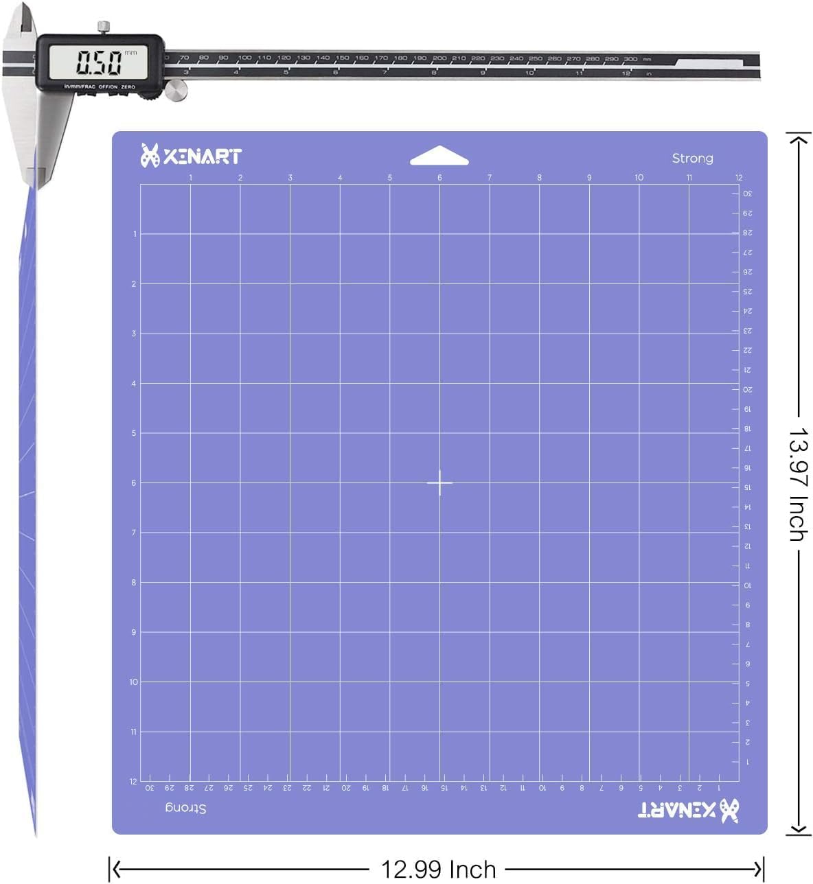 Xinart Cutting Mats for Cricut Maker 3,Maker,Explore 3,Air 2,12x24 inch Variety Replacement Cut Mat Compitable with Cricut Machines 3 Mats