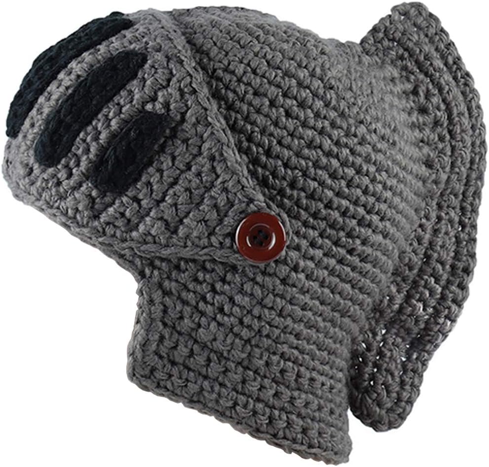 Creative Barbarian Knit Beard Hat Funny Knit Cap Wig Beanie Hats