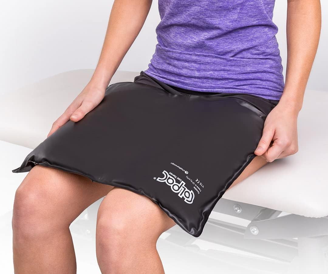 Chattanooga ColPac - Reusable Gel Ice Pack - Black Polyurethane - Standard - 10 in x 13.5 in - Cold Therapy - Knee, Arm, Elbow, Shoulder, Back - Aches, Swelling, Bruises, Sprains, Inflammation