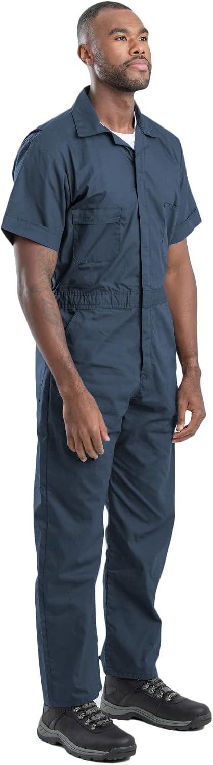 Berne Men's Heritage Short Sleeve Poplin Coverall