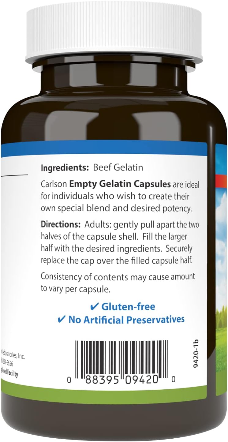 Carlson Elite Omega-3 Gems, 1600 mg, from Norway, Lemon, 90 + 30 Softgels | Omega-3 Fatty Acids Including EPA and DHA; Wild-Caught Fish Oil Supplement; Sustainably Sourced Omega 3 Fish Oil Capsules