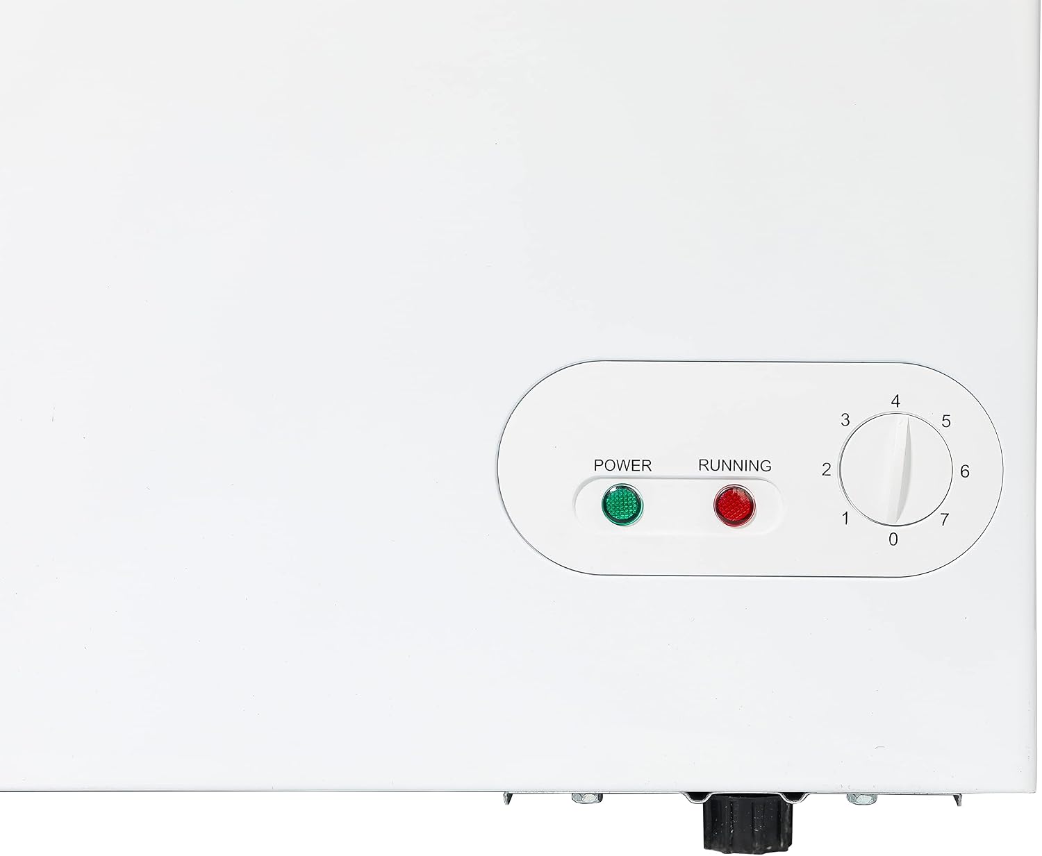 Commercial Cool Upright Freezer, Stand Up Freezer 5 Cu Ft with Reversible Door, White