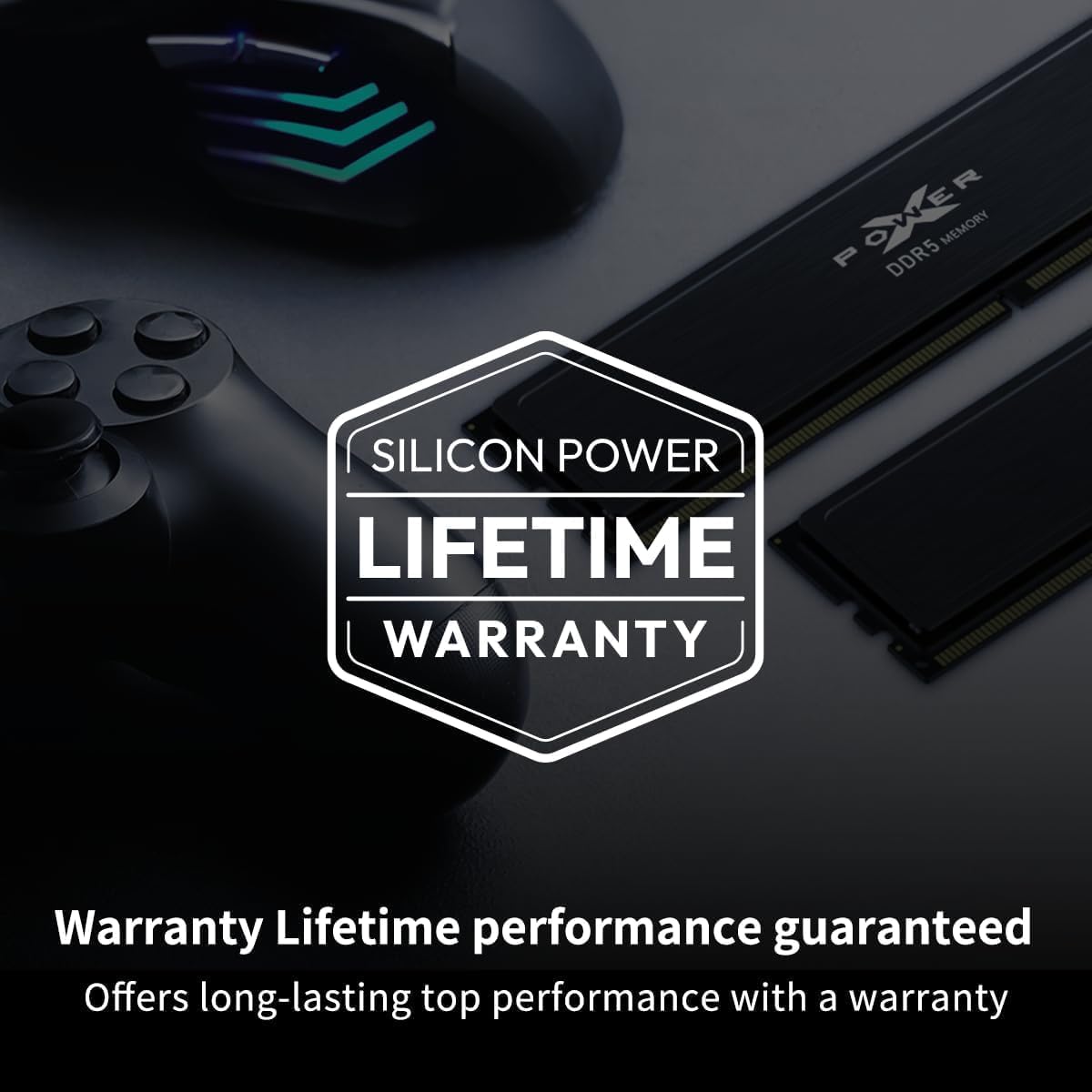 Silicon Power Value Gaming DDR5 32GB (2x16GB) 6000MT/s (PC5-48000) 288-pin CL30 1.35V UDIMM Desktop RAM Computer Memory SP032GXLWU60AFDJ