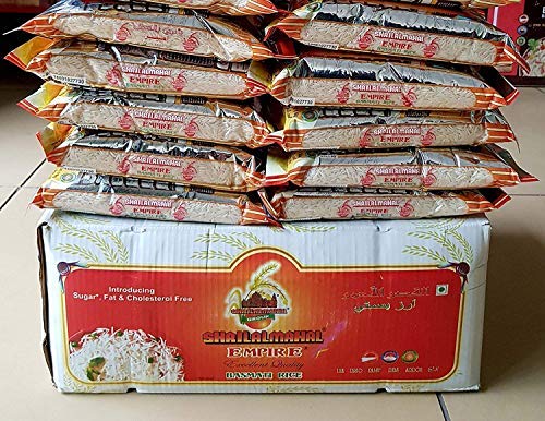 SHRILALMAHAL Empire Basmati Rice (Most Premium), 10 lbs / 160 oz