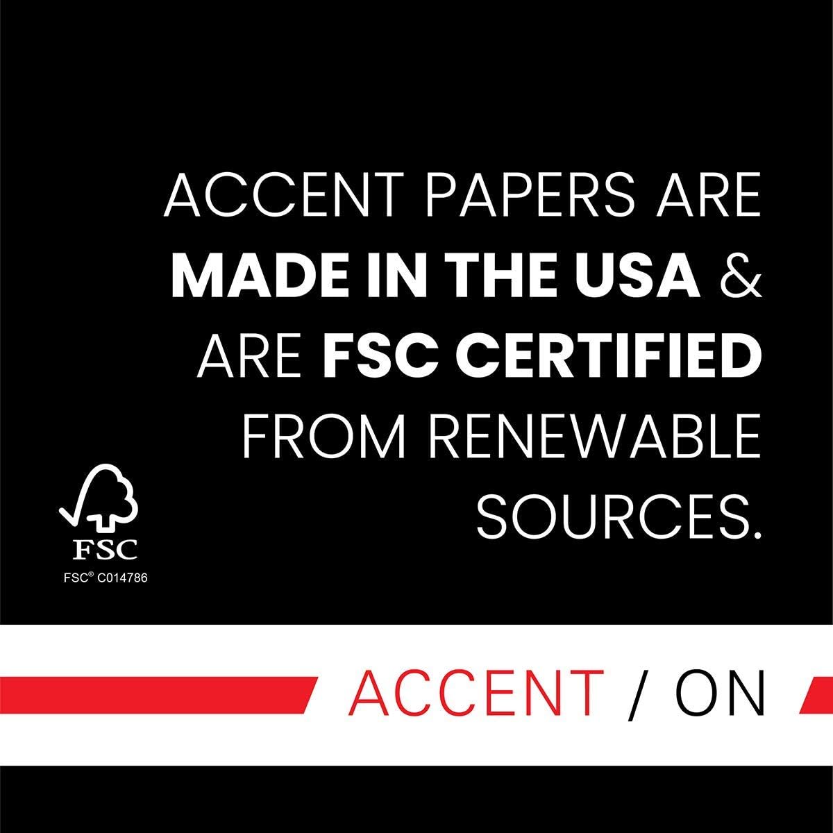 Accent Opaque White Printer Paper, 8.5” x 11” 40lb Bond/100lb Text Copy Paper, 250 Sheets (1 Ream) – Premium Smooth Finish Computer Paper, 97 Bright, 148gsm, Multipurpose White Copy Paper – 188101R