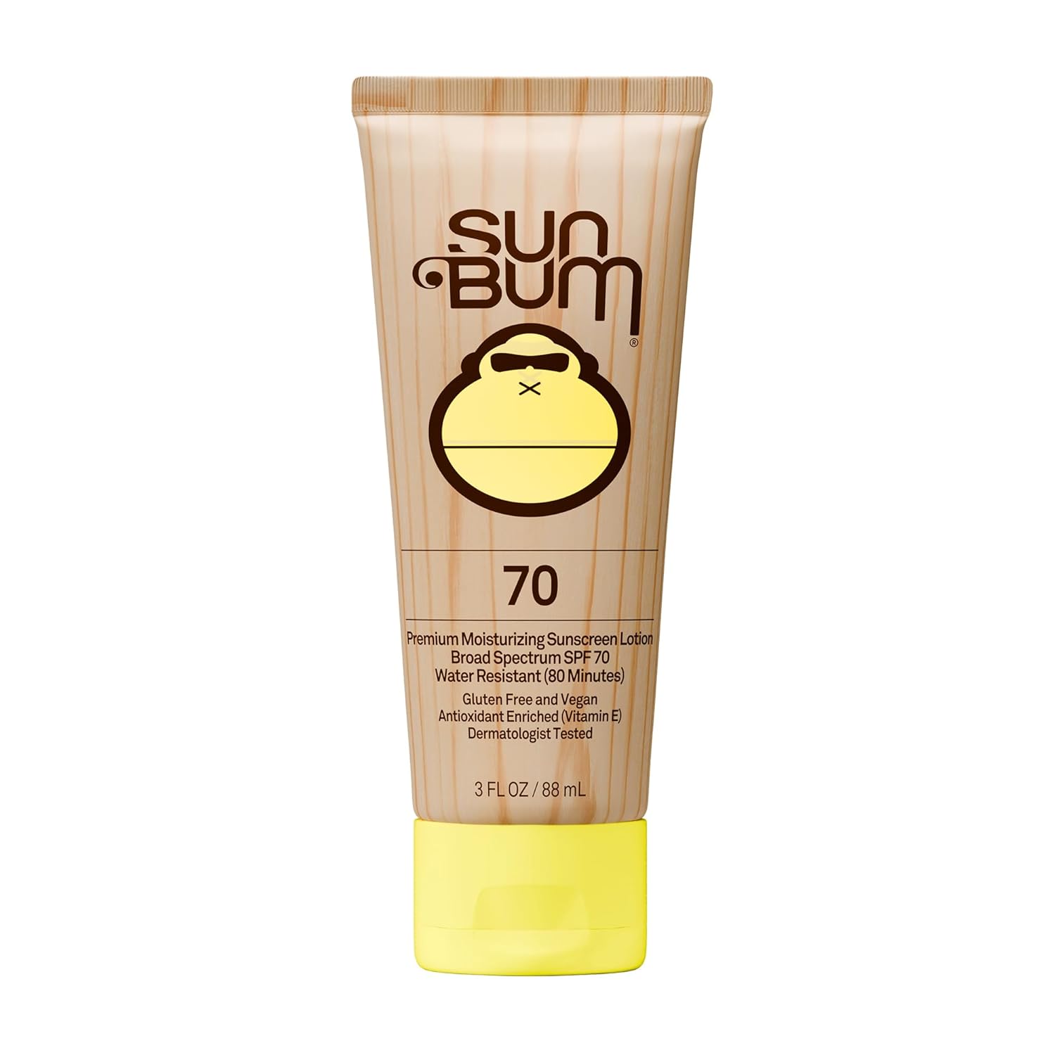 Sun Bum Original SPF 50 Sunscreen Body Lotion - 8 oz | Broad Spectrum Moisturizing Sunscreen with Vitamin E, Hawaii 104 Act Compliant (Made without Octinoxate & Oxybenzone)