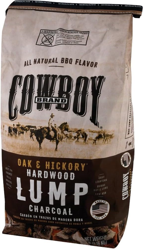 13518 Southern Style Hardwood Lump Charcoal, 18 lb