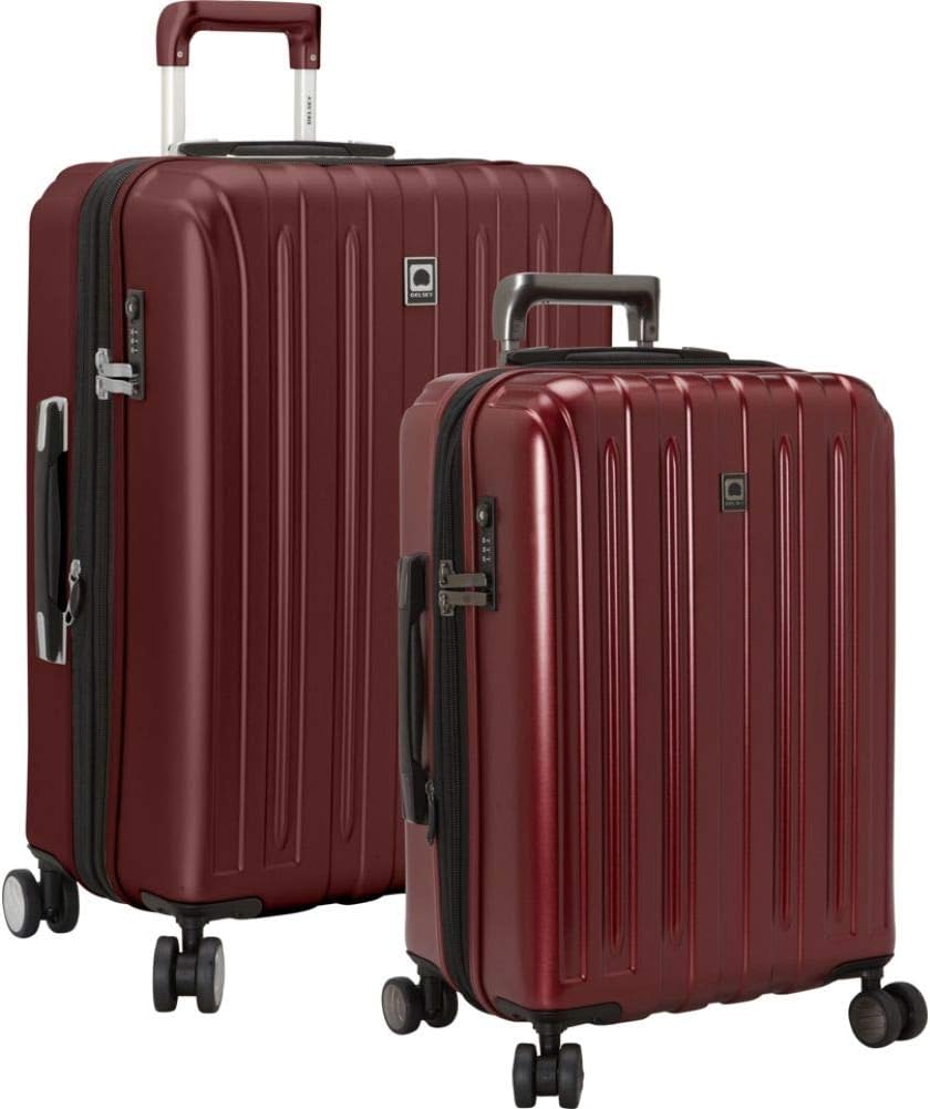DELSEY PARIS Titanium Hardside Expandable Luggage with Spinner Wheels Carry-On Luggage, Graphite, Carry-On 19 Inch