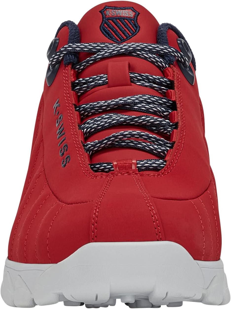 K-Swiss Men's ST329 CMF Sneaker, Wide Tennis Walking Shoes Leather Upper | Court Inspired, Tennis Heritage, Comfort Soft Cushioning, Arch Support, Wide Feet Fit, Chunky Silhouette, Classic Style.