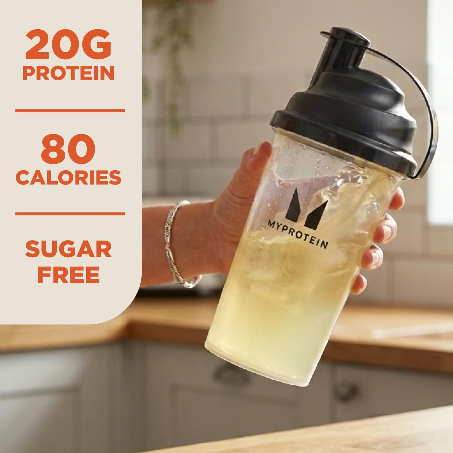 Myprotein Clear Whey Isolate Protein Powder, 35 Servings, (1.9lbs) Strawberry, 20g Protein per Serving, Naturally Flavored Drink Mix