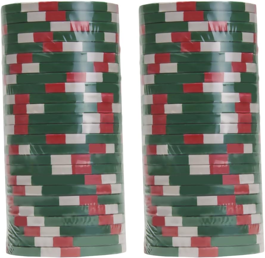 Claysmith Gaming Pack of 50 Poker Knights Poker Chips, Heavyweight 13.5-gram Clay Composite