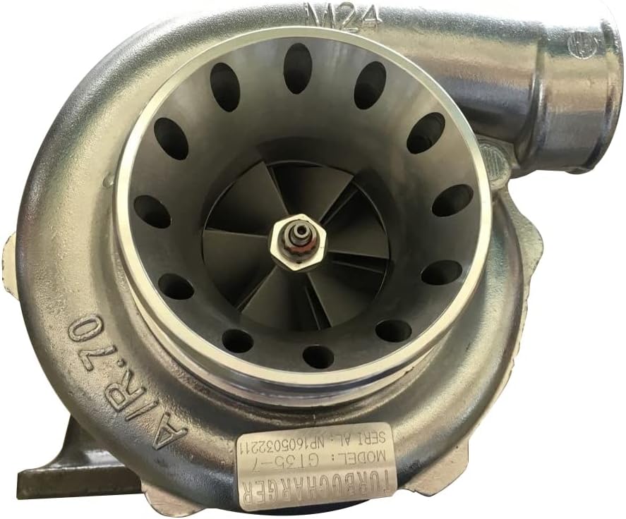 GT30 GT35 anti-surge hole Comp.A/R.70, Turb.A/R.63 5 bolt outlet oil cooled turbo