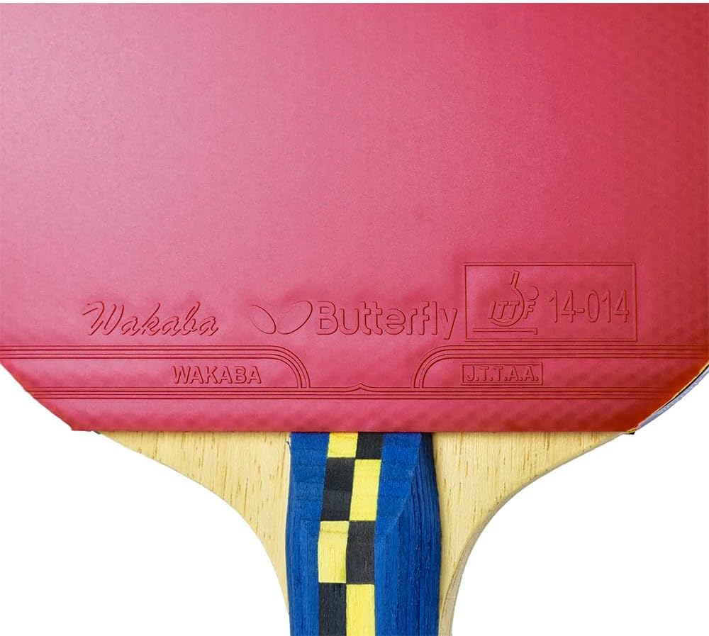 Butterfly Nakama S4 Table Tennis Racket - Carbon Fiber Power With Surprising Control - Nakama Series - Includes 2 40+ Balls - Recommended For