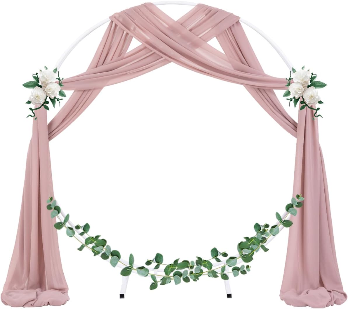 Wedding Arch Draping Fabric Sheer Chiffon Curtain Drape Wedding Party Decor