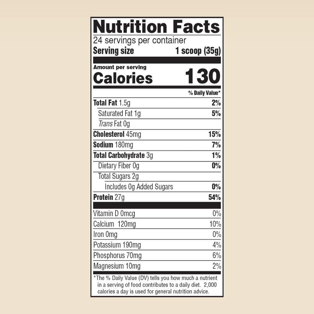 Muscle Milk 100% Whey Protein Powder, Vanilla, 5 Pound, 68 Servings, 25g Protein, 2g Sugar, Low in Fat, NSF Certified for Sport, Energizing Snack, Workout Recovery, Packaging May Vary