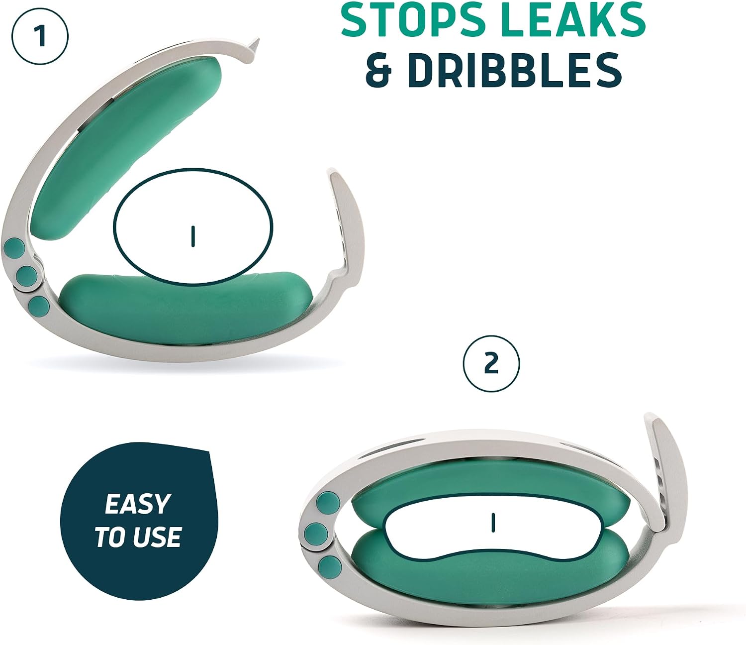 LUNDERG Confidence Clamp - The Original Incontinence Clamp for Men