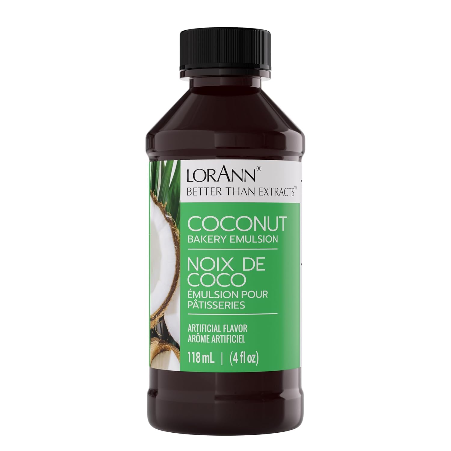LorAnn Oils Peppermint Bakery Emulsion: True Essence, Ideal for Boosting Fruit Tones in Cakes, Cookies & Desserts, Gluten-Free, Keto-Friendly, Extract Substitute Essential for Your Kitchen, 16 Oz