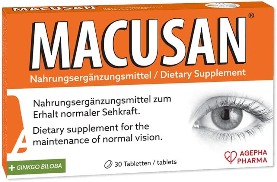Dry Eye Tablets for Age-Related Eye Health Problems | Eye Vitamin & Mineral Supplement with Lutein, Zeaxanthin
