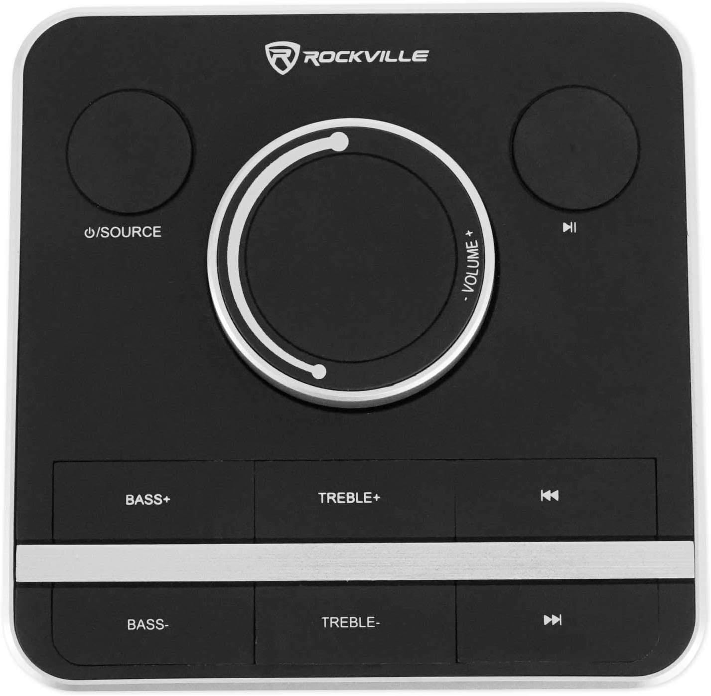 Rockville ONE-Tower Black Bluetooth Tower Speaker with HDMI/Optical/RCA