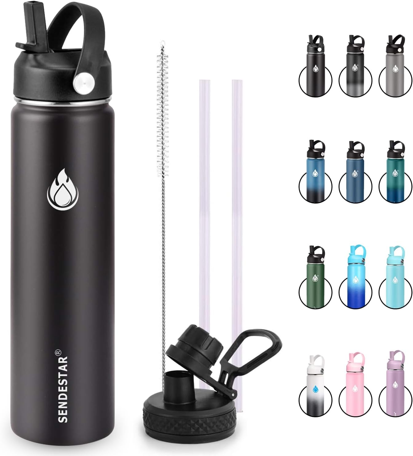 SENDESTAR Insulated Water Bottle 24 oz