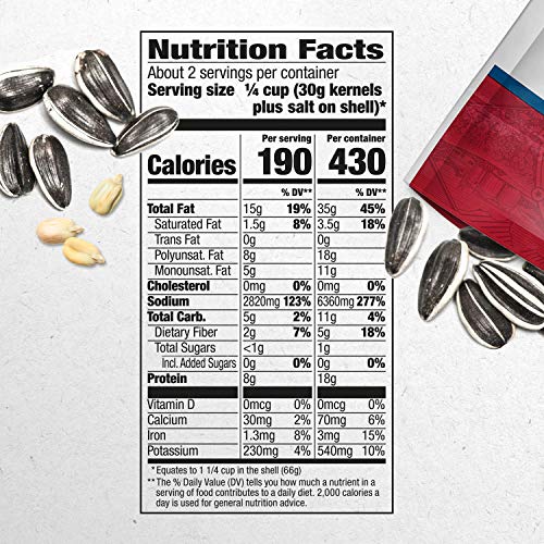 DAVID Jumbo Sunflower Seeds, Original Flavor, 5.25 oz.