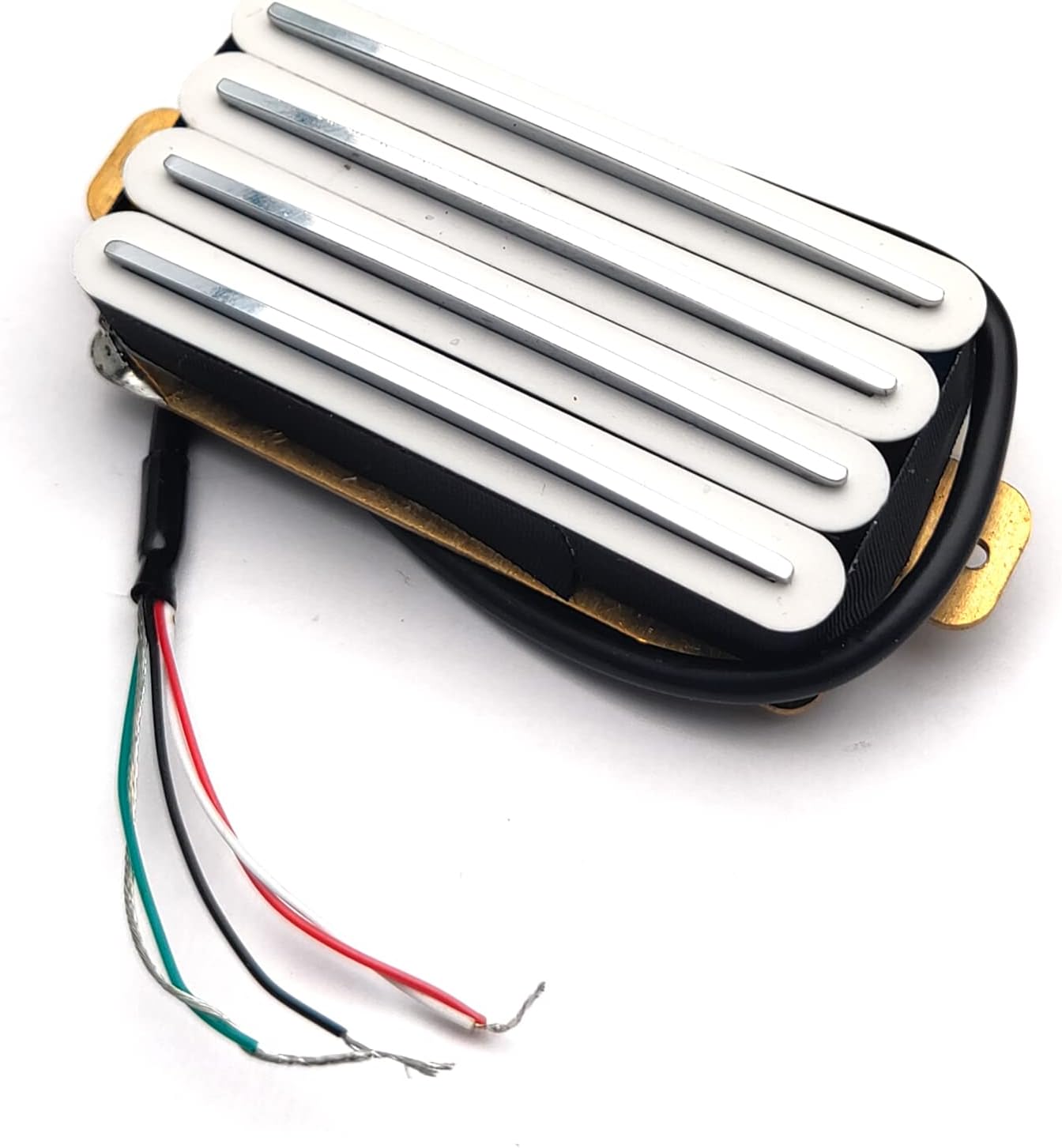 SAPHUE 2-Dual Blade Electric Guitar High Output Track Type Four Coil Humbucker Pickup Black