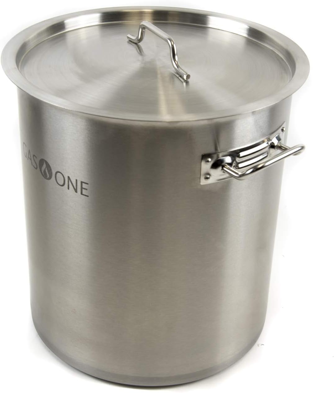 Gas One Fryer Pot 32 quart - All Purpose - Stainless Steel Tri-Ply Bottom with All Purpose Pot Deep Fryer Steam & Boiling Basket