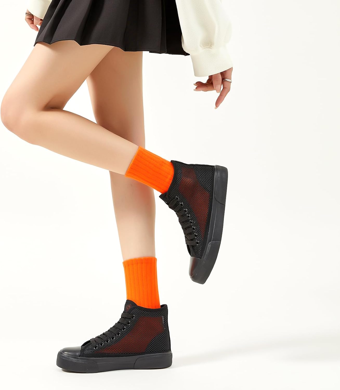 hash bubbie High Top Canvas Sneakers Fashion Walking Shoes