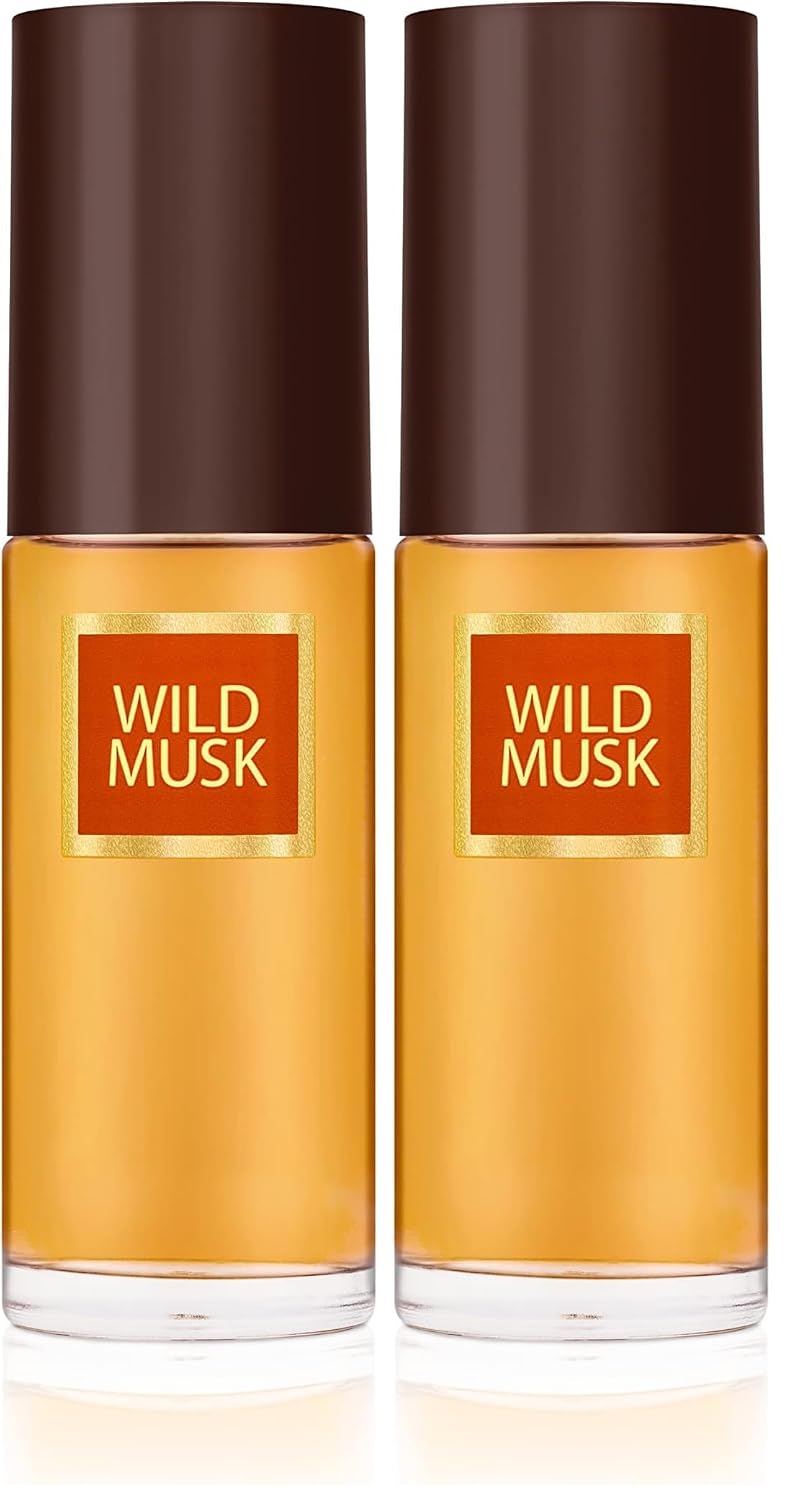 Coty Classics Wild Musk Eau de Cologne Spray | Vegan Formula Perfume | Warm Spicy Floral Scent with Amber, Jasmine, and Rose | 1.5 fl oz (Pack of 1)