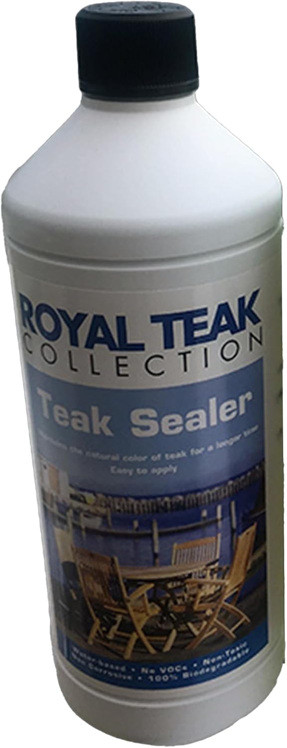 Royal Teak Collection Teak Sealer (TKSL), Non-Toxic Water-Based Outdoor Furniture Teak Wood Sealer, Biodegradable and Color-Maintaining Wood Protector