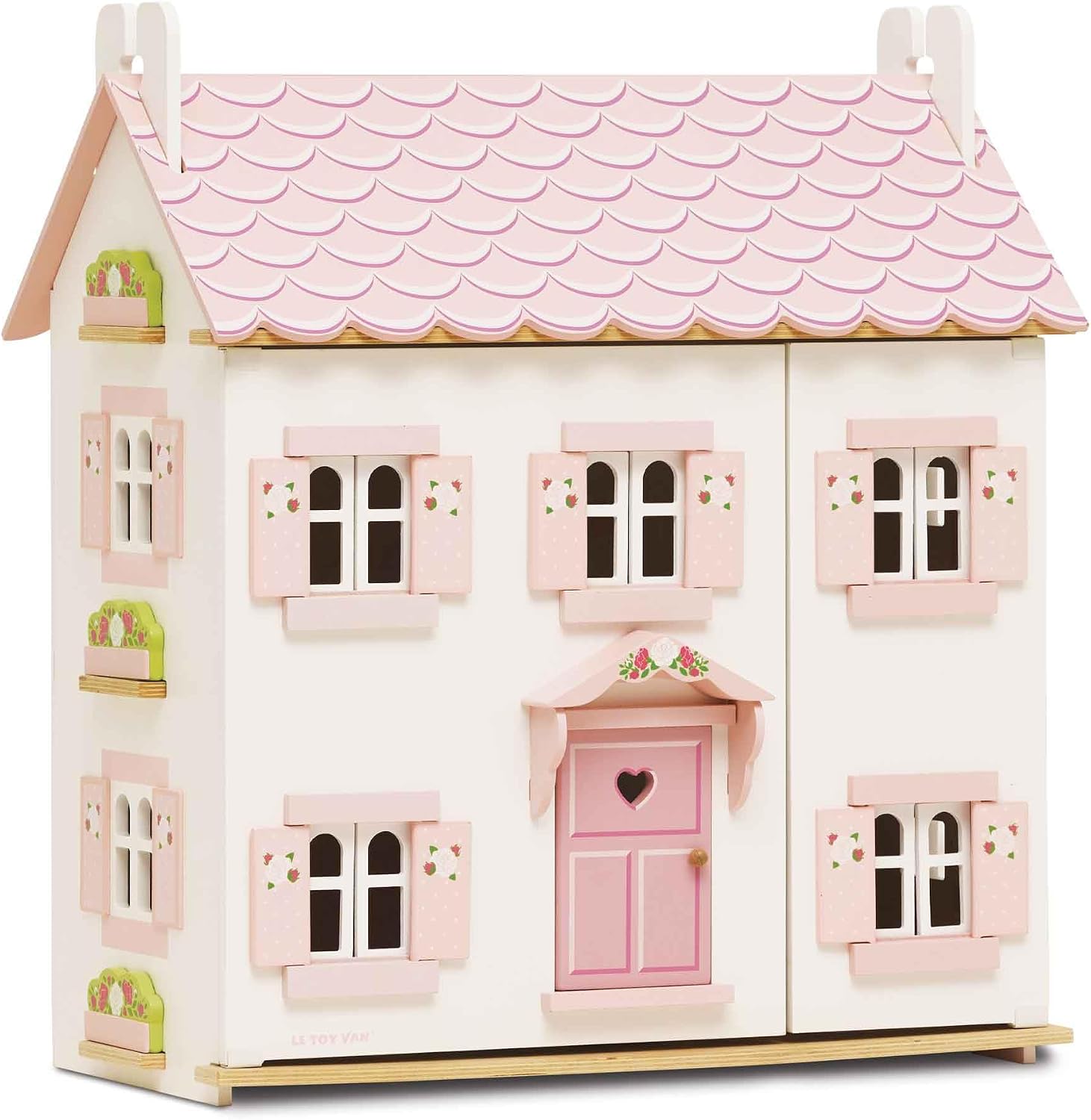Le Toy Van Iconic Sophie's Large Wooden Doll House | Wooden Iconic Dollshouse, FSC Certified Wood, Plastic Free, Rigorously Safety-Tested