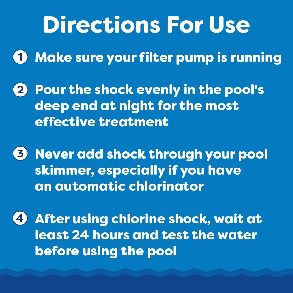 In The Swim Premium 3-in-1 Pool Shock - Di-Zap - 24 x 1 Pound Bags