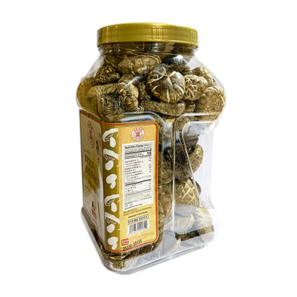 FUYUKI Dried Mushrooms Dried Shiitake Mushrooms Dehydrated Mushrooms 16 oz.