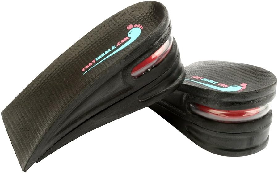 Air up Height Increase Shoe Heel Lift Inserts for Men and Women (3 Layers, 2.5" UP)