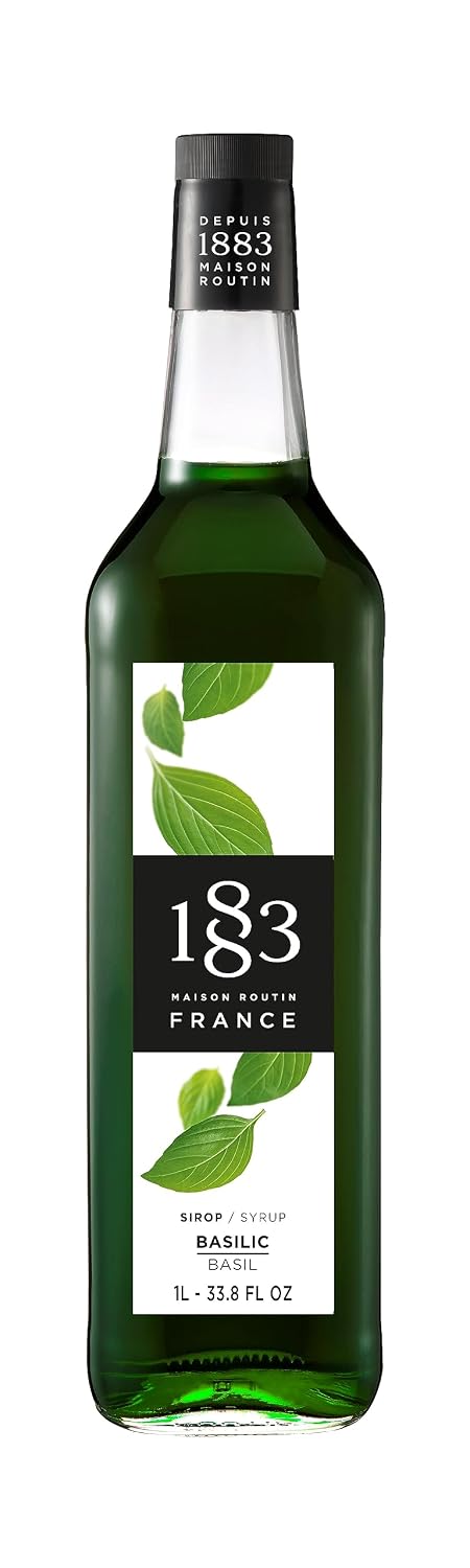 1883 Maple Syrup for Drinks, Made in France, 1 Liter Glass Bottle