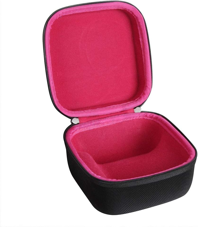 Hermitshell Hard Travel Case for Cricut Easy Press Mini Heat Press Machine (Black+Rosy)