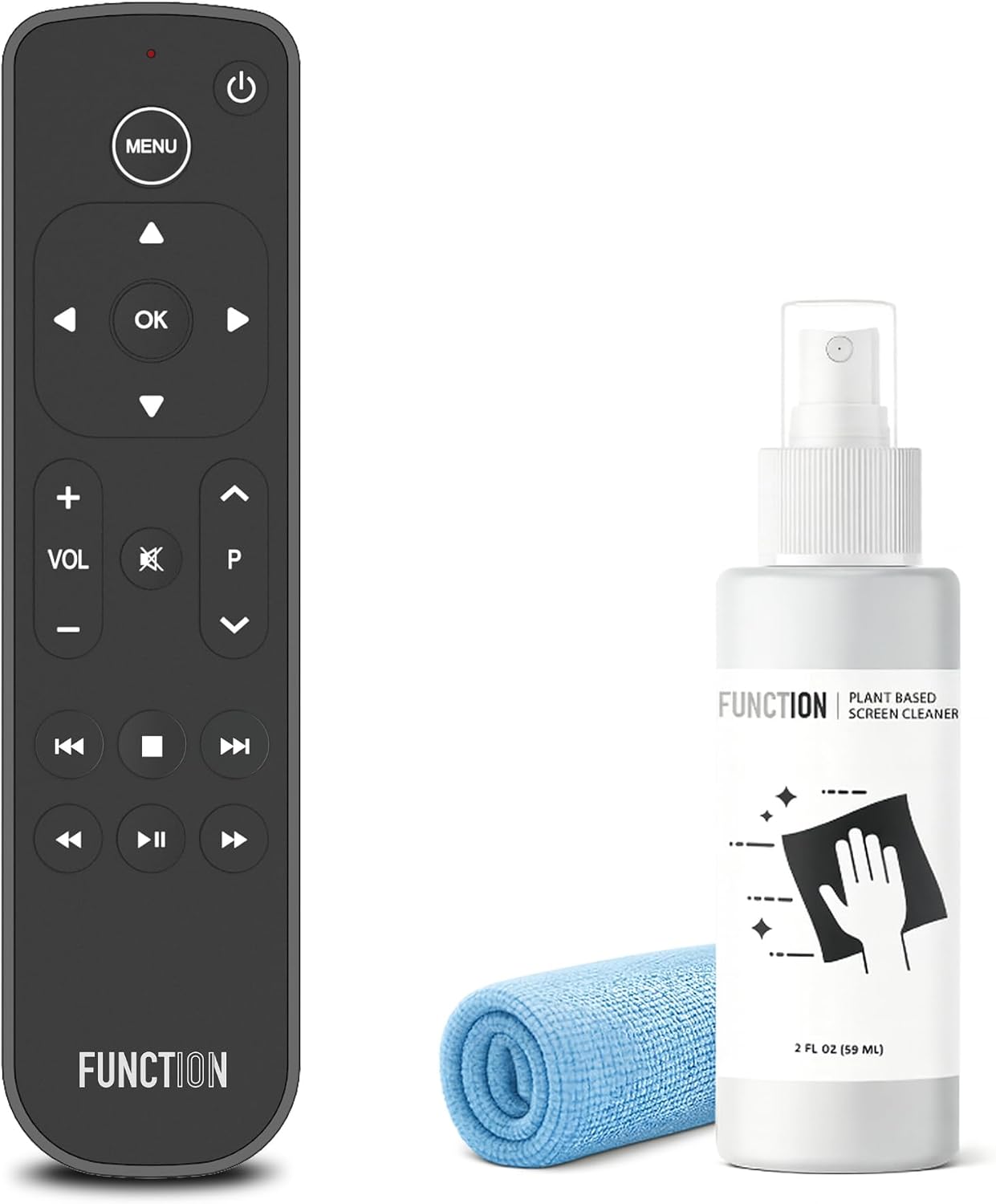 Function101 Button Remote for Apple TV (Infrared Edition) — Apple TV Replacement Remote for Apple TV 4K & All Models | Traditional Button Layout